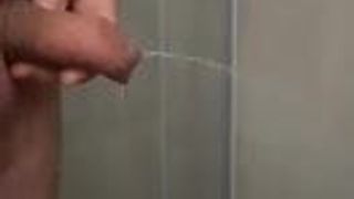 pissing (horny) in shower