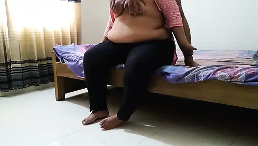 Part 2 - Punjabi 55y Old Stepaunty Wants Fuck a Guy While She Gets Supper Horny - Huge Boobs BBW Hot Stepaunty - Hindi Audio