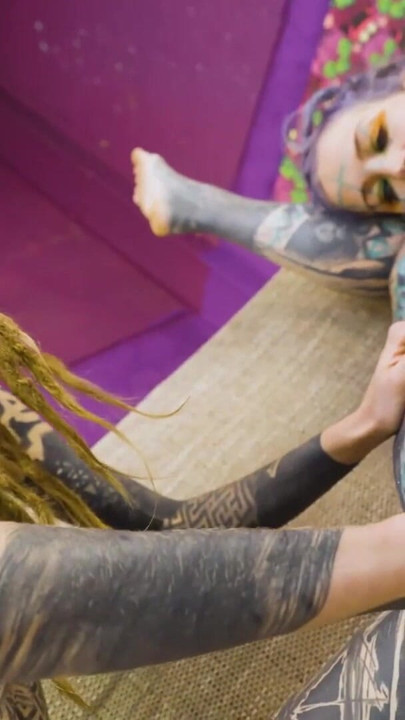 Inked Alt Teen Takes Full Anal Fisting - Balls Deep Ass Play, No Pussy | Clip 1