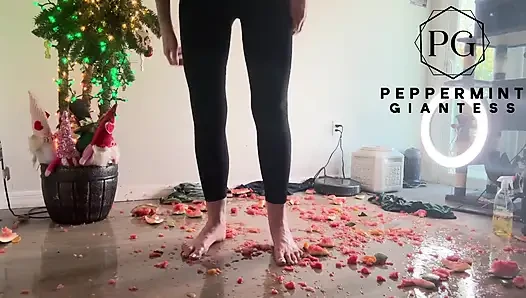 Fruit Crush Aftermath: Saftige boden-schmutz säubern