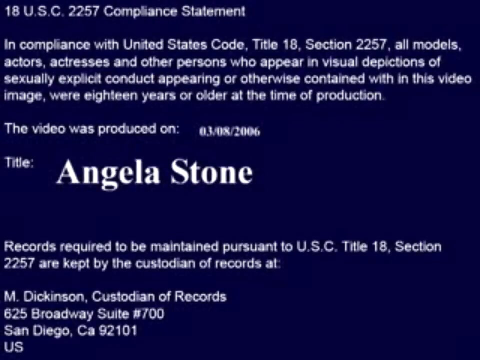 Angela Stone Fucking in the Bed with Her Small Tits