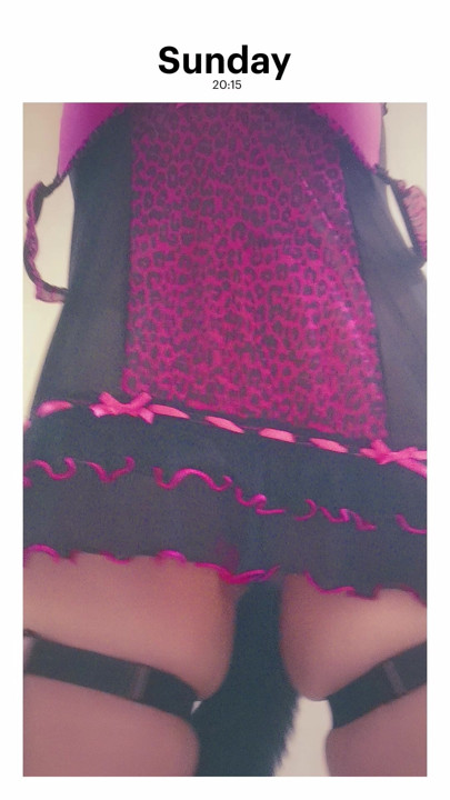 Home alone and dressed like a fucking whore, wish a bunch of filthy older guys would break in & have there wicked way with me