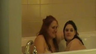 Wife has fun with another girl while we through sex party