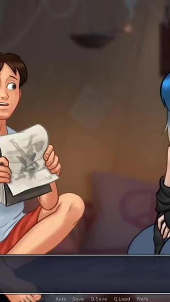 Stunning moment from "Summertime Saga: I Will Show You My Tits And You Show Me Your Dick - Ep91"