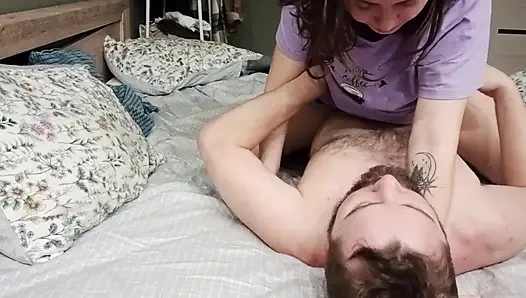 She didn't notice that I filmed our sex