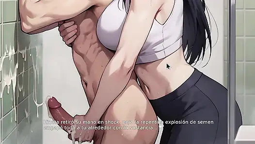 Handjob by Hinata