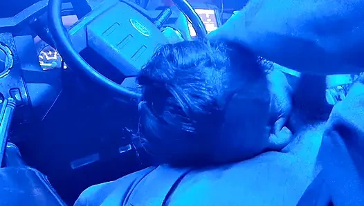 Blowjob in My Truck Cum in Mouth