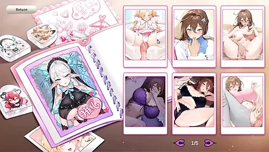 Hentai oyunu - baştan çıkarıcı hemşire seni iyileştirmek için ayakla muamele kullanıyor - v-lover
