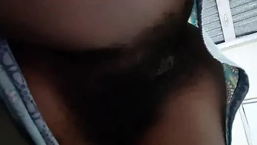 In Order to Show Me Her Large Pussy and Masturbate, the Lovely Stepmother Removes Her Underwear Twice
