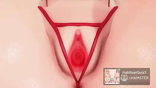 mmd r18 Bikini rio Shigetsuki Rio Breathles sextanz milf betrügende resident evil will harten dildo ficken 3d hentai