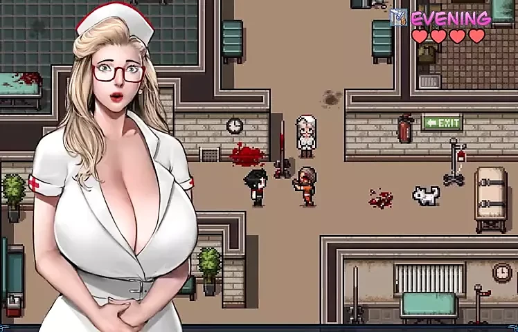 Zombie retret 2 - bagian 67 suster lagi asik terbakar! oleh Loveskysan69