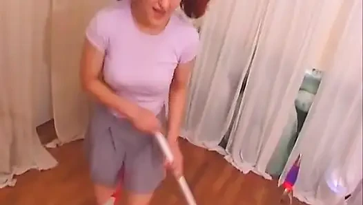 Hairy French Teen First Ever Session Goes Great
