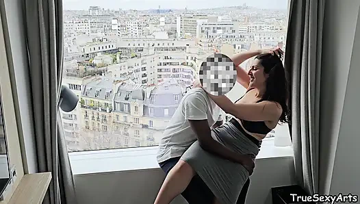 Laure Zecchi 4K горячая французская брюнетка парижская попка вызов кримпай с секс-другом