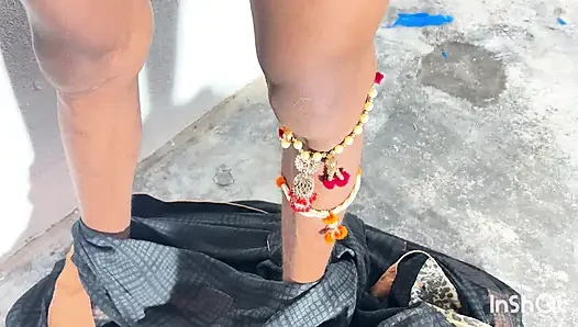 Hintli trans kadın transeksüel ile seks yapıyor