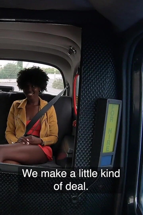 Fałszywa taksówka - Zaawaadi dostaje Fycjed przez Cabbie w Interracial Road Sex