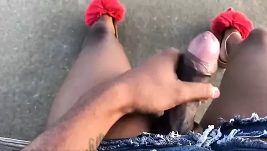 Transeksüel boşalmak içinde kamu 2