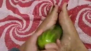 Footjob my Cucumber