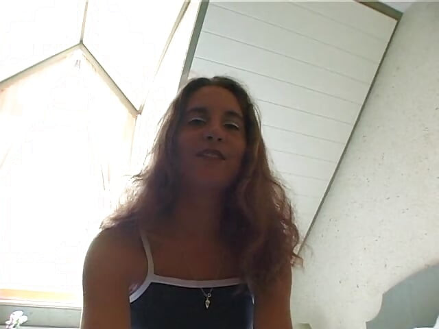 Small titted brunette teen loves rubbing her wet pussy