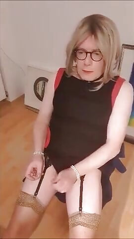 Post-throat Training Reward: Plugged, Wanking & Licking My Sissy Juice