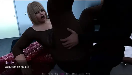 Plump City #3 - Emily got fucked and Jason cum on her boobs......Rachel's pussy...Katelyn sit on Jasons dick in front of Tom