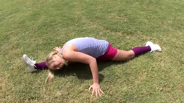 Teenage Blonde Ally Kay Takes A Big Cock In Her Pussy