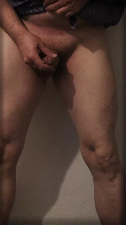 Exquisite masturbation with a thick semen finish