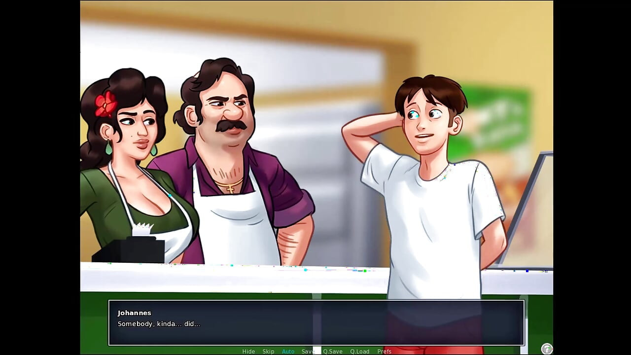 summertime saga - Jenny is pregnant again ... Odette had twinnies ... Johannes played spin the bottle with the ladies.