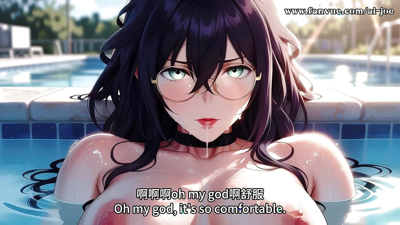 Beautiful Woman With Glasses Helps me. episode-5. AI-generated