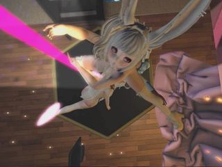 Second Life - Falara hat einen Dreier auf einer Tanzstange