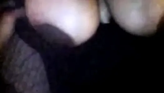 huge dark areolas from a dominican bitch