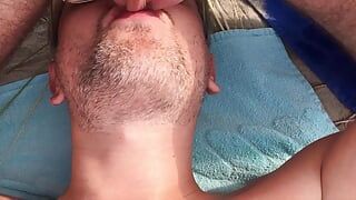 Public - Naked fun on the beach - Jerk, Suck, Assplay with toys and fuck