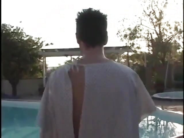 Hot Nurse in White Stockings Rides Patient Dude Outdoors