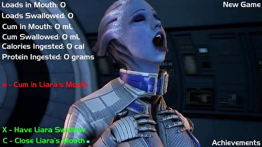 Liara - Mass Effect - Cum Dumpster játékmenet: Loveskysan