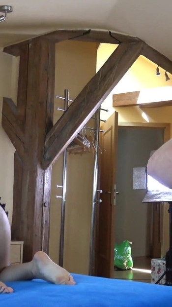 Jaw-dropping moment from "Spend the Day with Tight Pussy Hot Leon Lambert Girls to enjoy Girl Wedgies with Short Miniskirt"