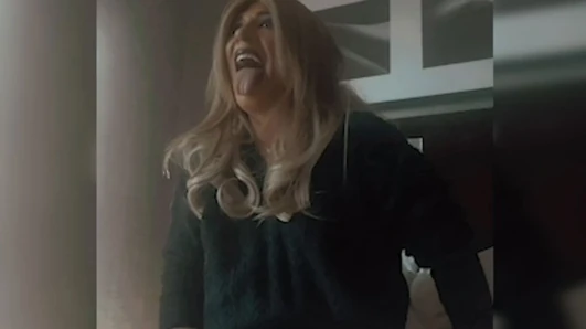 Marina sabah erkenden.  Solo ve anal