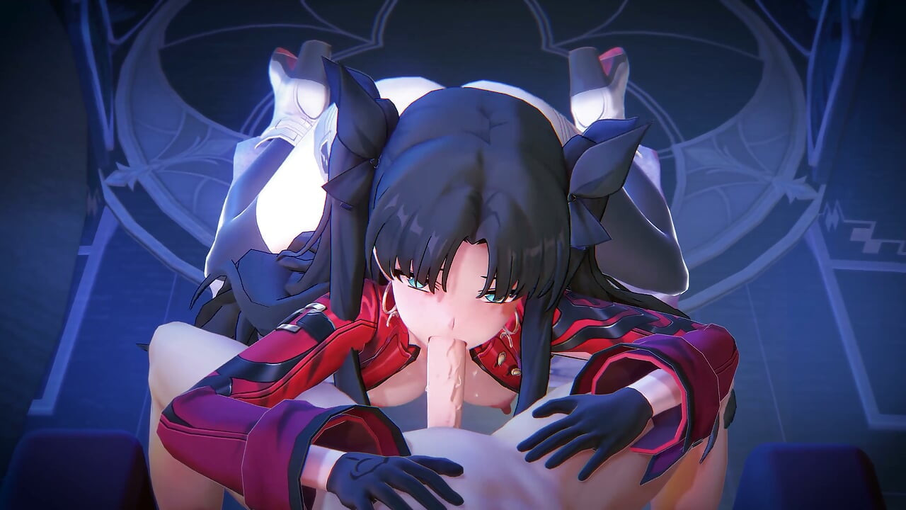 Fate Grand Order - Rin Tohsaka Sexo Apaixonado com Caelus - Animações Hentai 3D