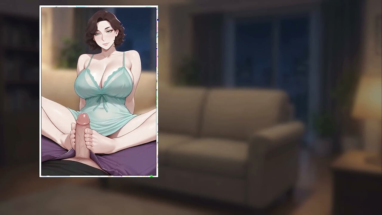 With Great Pleasure #12 - Animated Ai XXX Game - a Hot Foot Job with a MILF