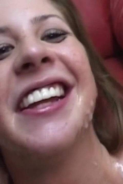 Mature Brunette Licks Dripping Wet Cock Head Smiling