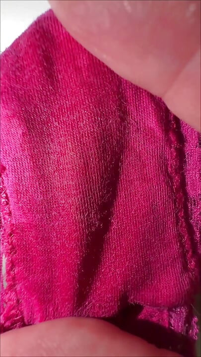 REWARDED with her wet panties. Wife gave me the panties she wear after masturbating super wet