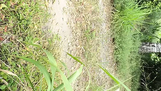 Colombian Peasant Woman Masturbates Outside Her House for the Neighbors to Watch Her