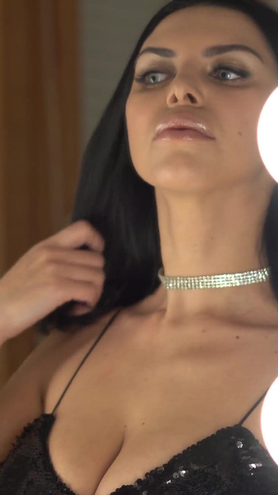 Juicy Brunette Eats Cum After Hot Fucking