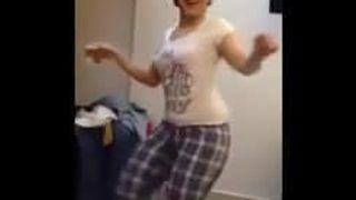 Sexy Arab wife dancing