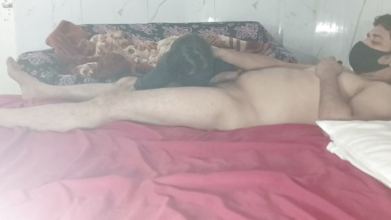 Miss Mahi sucked a customer's cock at her massage center and gave him a pussy