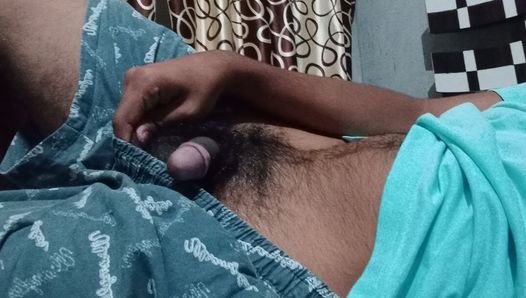 Hot gandsome boy playing with cock