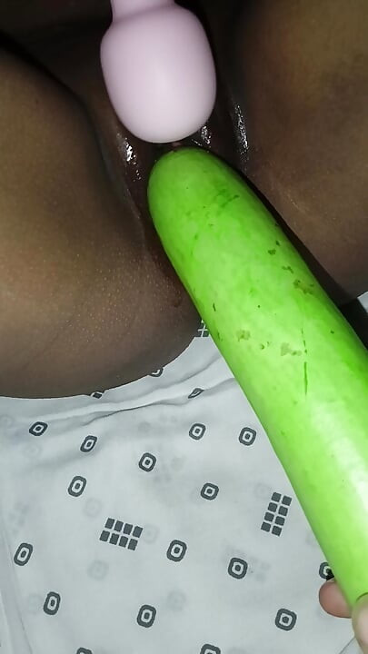 Sister-in-law made her with a very big gourd