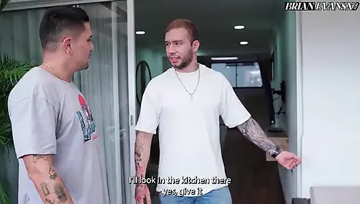 Tatiana Alvarez Has a Threesome with Her Husband, Two Cocks for Kourtney Love - Brian Evansx