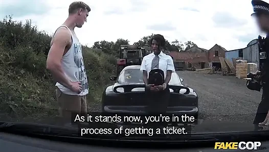Fake cop - lass uns die polizisten ficken dreier pOV
