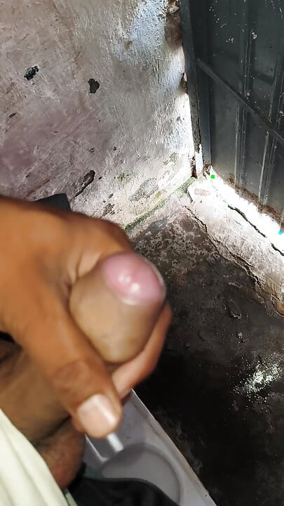 A 22-year-old boy is masturbating with his fist