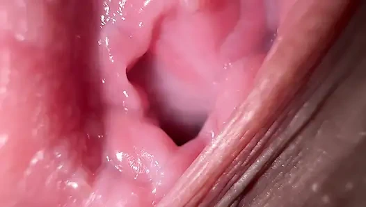 Close up wide pussy spreading and dirty talk, Sexy Mia wants to cum with you