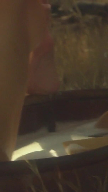 Must-see moment from "Erotic lesbians romance passionately in the wild"